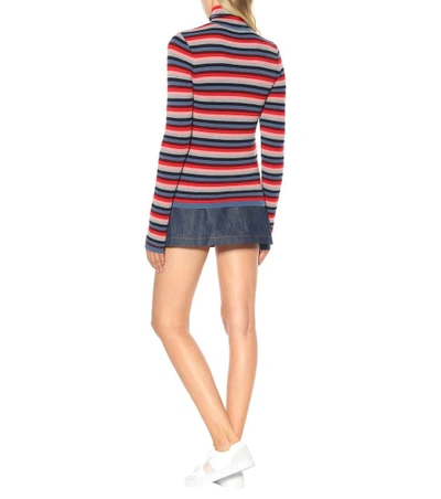 Shop M.i.h. Jeans Striped Wool-blend Sweater In Multicoloured