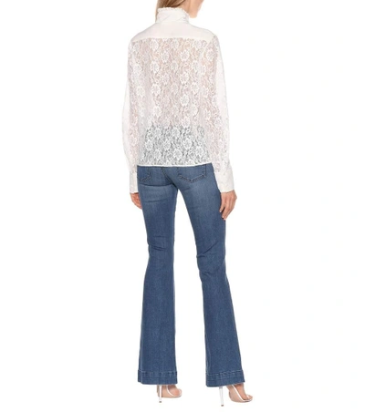 Shop Chloé Lace Blouse In White