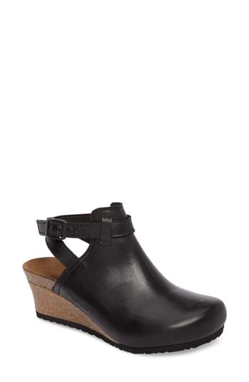 birkenstock esra leather wedge clog