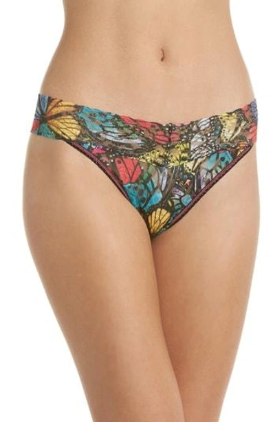 Shop Hanky Panky Print Original Rise Thong In Flutter By Flutter