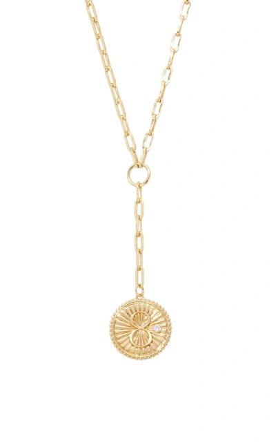 Shop Foundrae Karma 18k Gold Diamond Necklace