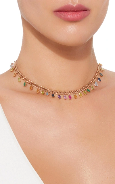 Shop Shay 18k Rose Gold Multi-stone Choker