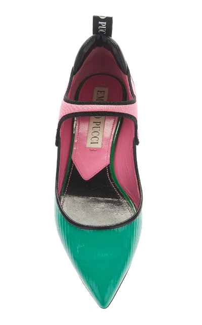 Shop Emilio Pucci Ballerina Flat In Pink