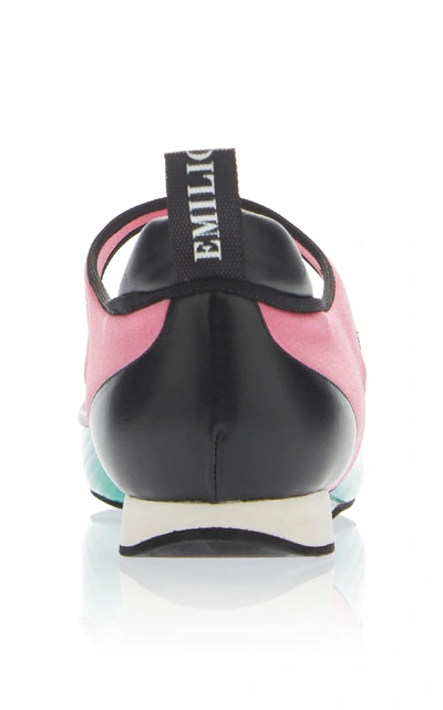 Shop Emilio Pucci Ballerina Flat In Pink