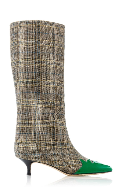 Shop Tibi Evin Boot In Green