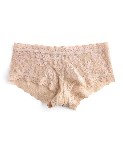 Shop Hanky Panky Signature Lace Boy Shorts In Chai