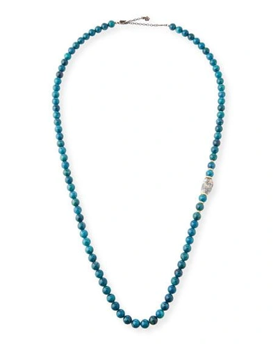 Shop Armenta Old World Apatite & Boulder Opal Bead Necklace In Yellow/black