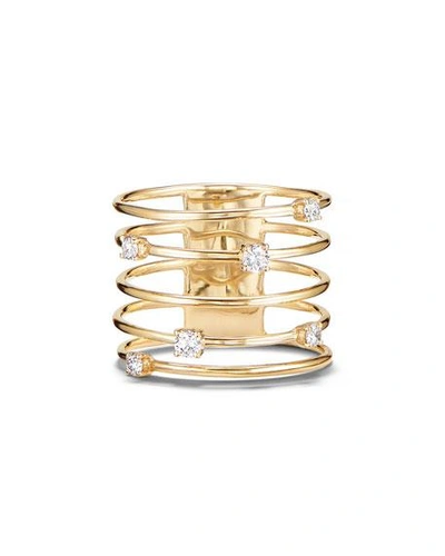 Shop Lana 14k Gold Diamond Wire Crown Ring