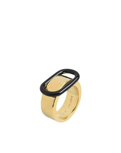 Shop Marc By Marc Jacobs Ring In Black