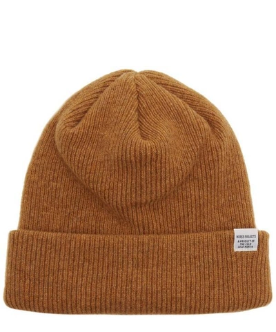 Shop Norse Projects Norse Beanie In Yellow