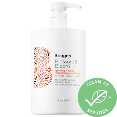 Shop Briogeo Blossom & Bloom™ Ginseng + Biotin Hair Volumizing Conditioner 33.8 oz/ 1000 ml