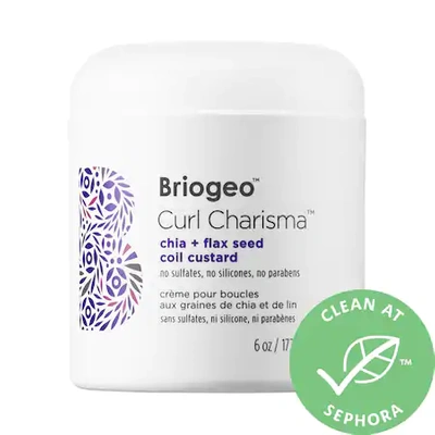 Shop Briogeo Curl Charisma Chia + Flax Seed Coil Custard 6 oz/ 177 ml