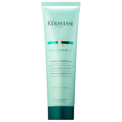 Shop Kerastase Resistance Heat Protecting Leave In Treatment For Damaged Hair 5.1 oz/ 150 ml