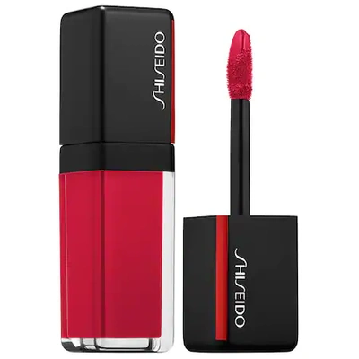 Shop Shiseido Lacquer Ink Lip Shine 304 Techno Red 0.2 oz/ 6 ml