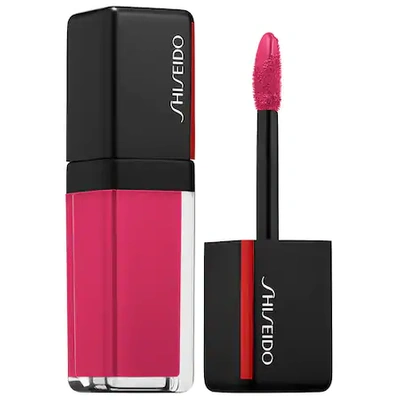Shop Shiseido Lacquer Ink Lip Shine 302 Plexi Pink 0.2 oz/ 6 ml