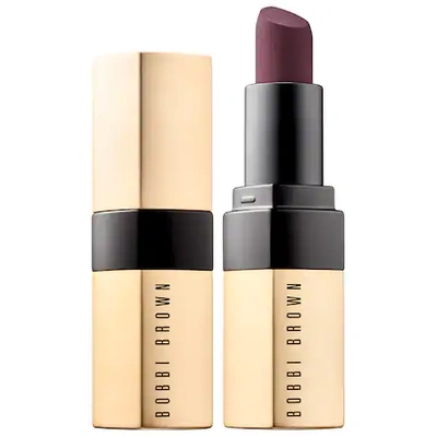 Shop Bobbi Brown Luxe Matte Lipstick Plum Noir 0.15 oz/ 4.5 G