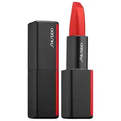 Shop Shiseido Modern Matte Powder Lipstick 509 Flame 0.14 oz/ 4 G