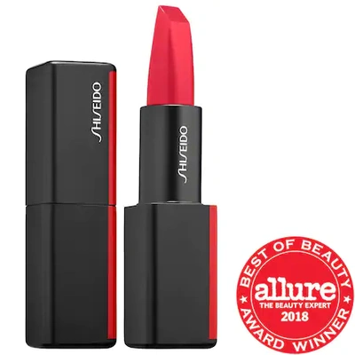 Shop Shiseido Modern Matte Powder Lipstick 513 Shock Wave 0.14 oz/ 4 G