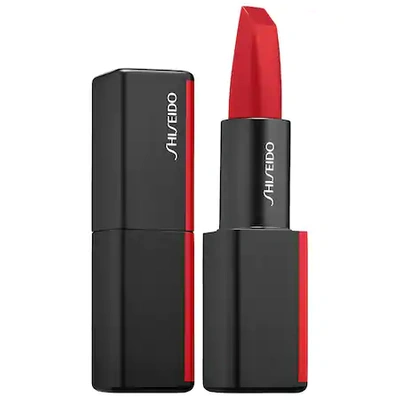 Shop Shiseido Modern Matte Powder Lipstick 514 Hyper Red 0.14 oz/ 4 G