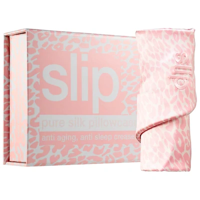 Shop Slip Silk Pillowcase - Standard/queen Snow Leopard