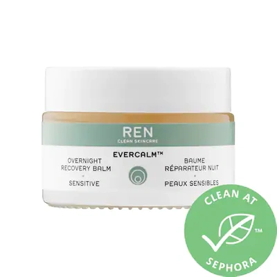 Shop Ren Clean Skincare Evercalm Overnight Recovery Balm 1.02 oz/ 30 ml
