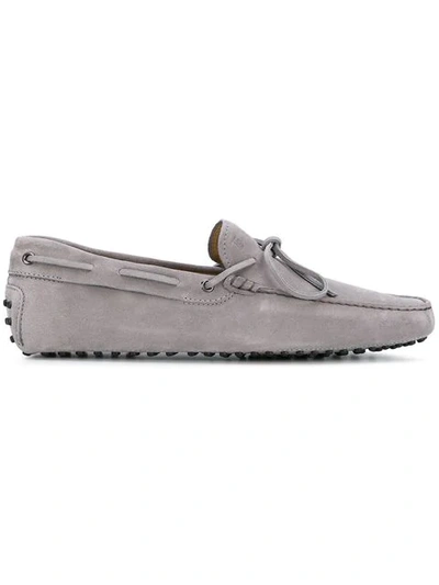 Shop Tod's Gommino Driving Shoes - Grey