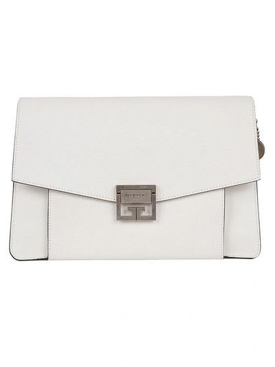 Shop Givenchy Medium Gv3 Shoulder Bag In White