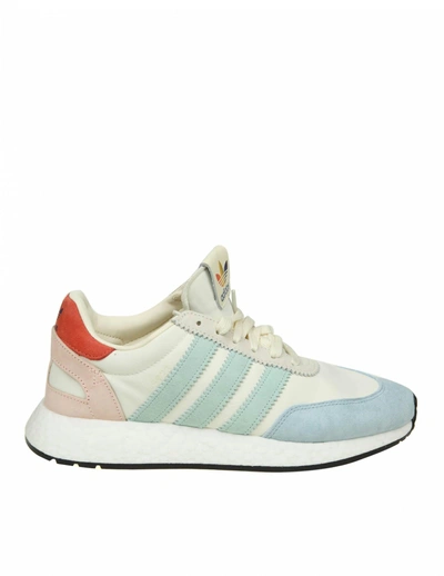 Shop Adidas Originals Adidas Original Sneakers I-5923 Pride In Nylon With Rainbow Details In Cream White