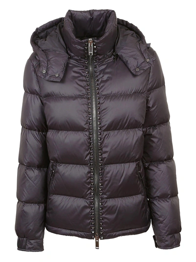 Shop Valentino Down Feather Filled Puff Jacket In Nnero