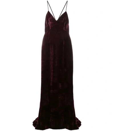 Shop Stella Mccartney Velvet Dress In Black