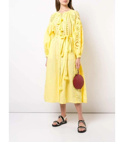 Shop Vita Kin Cherry Blossom Dress In Yellow