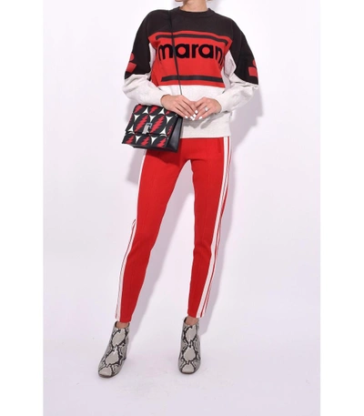 Shop Isabel Marant Étoile Dario Pant In Red