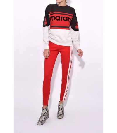 Shop Isabel Marant Étoile Dario Pant In Red