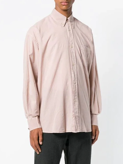 Shop Our Legacy Oversized Button Down Shirt - Pink