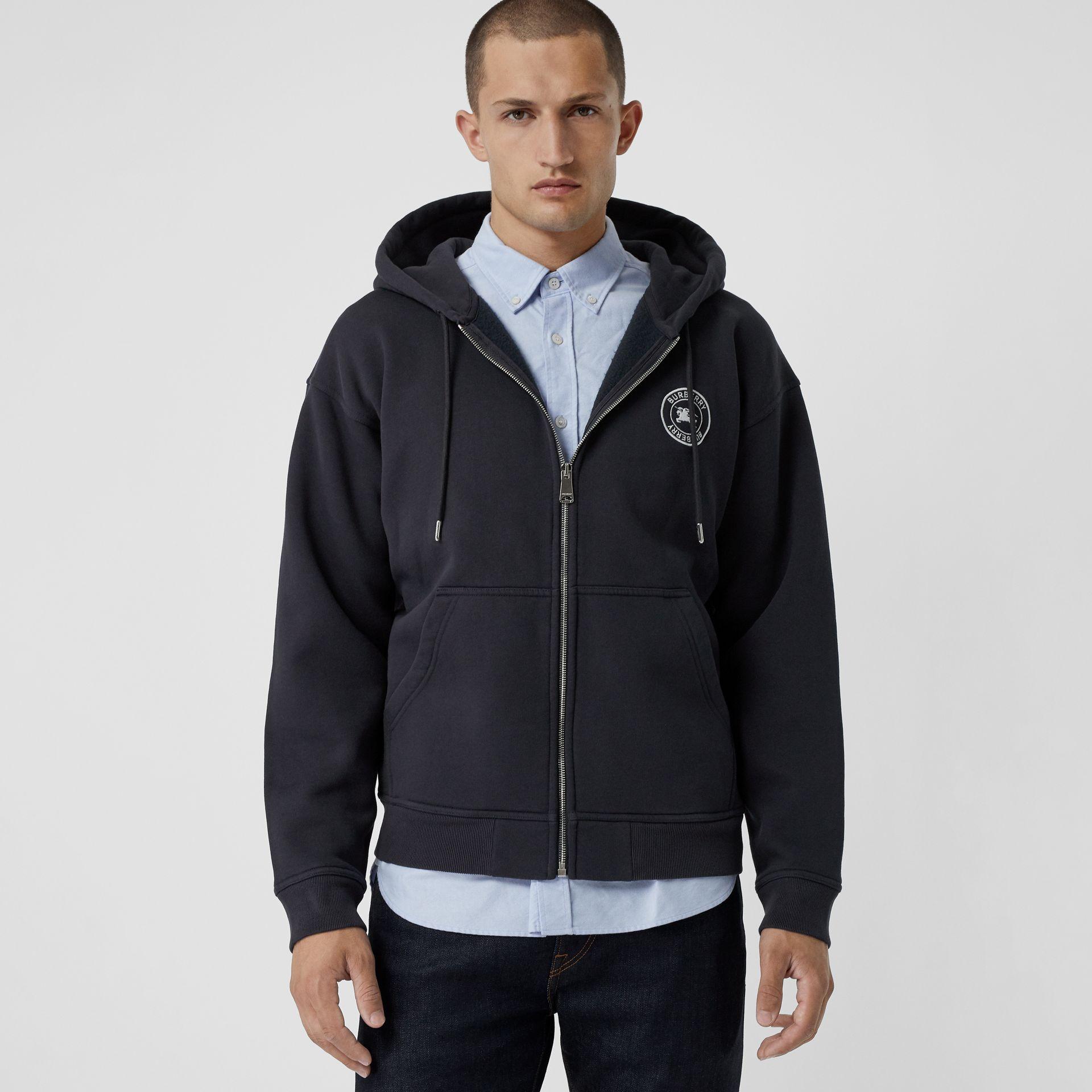 burberry jersey hooded top