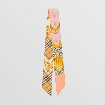 Archive scarf print silk skinny scarf new arrivals