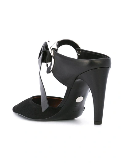 High Heel Suede Grommet Mule