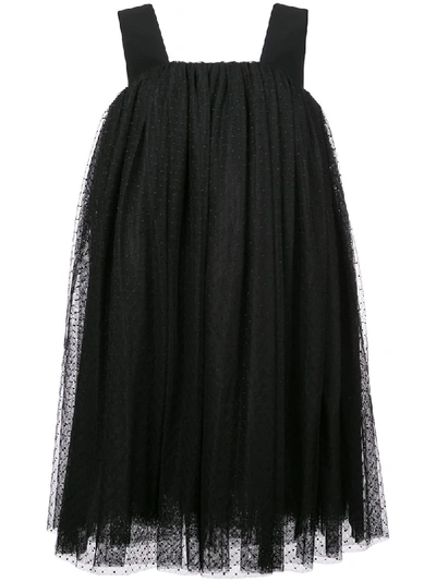Shop Comme Des Garçons Noir Kei Ninomiya Short Tulle Dress - Black