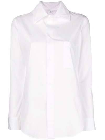 Shop Y's Double Collar Shirt - White