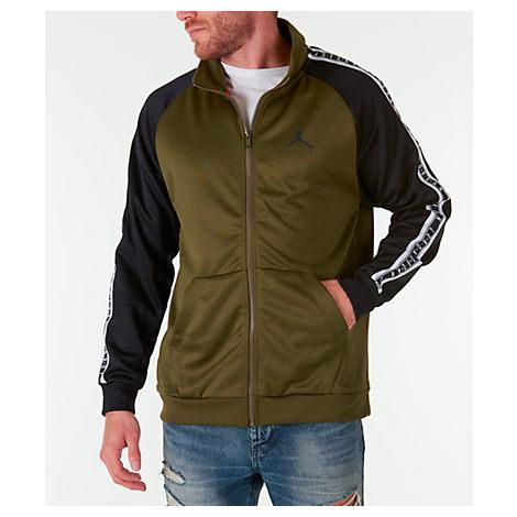 men's jordan sportswear jumpman taped tricot jacket