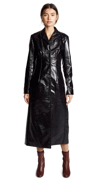 Shop Beaufille Magna Trench Coat In Black