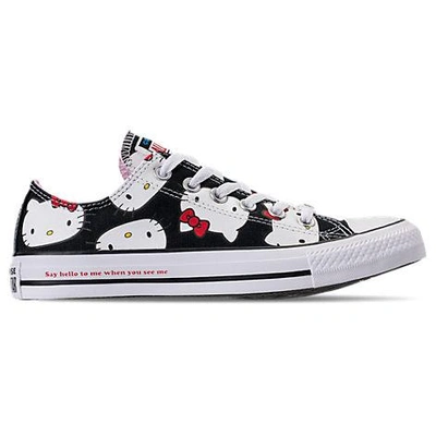 Shop Converse Women's Chuck Taylor All Star Hello Kitty Ox Casual Shoes, Black