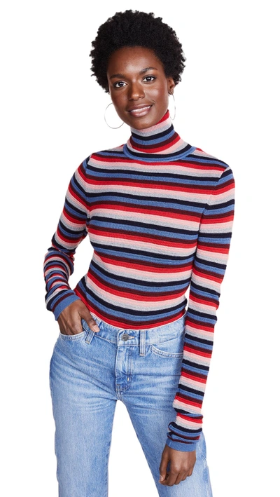 Shop M.i.h. Jeans Moonie Turtleneck Sweater In Multi