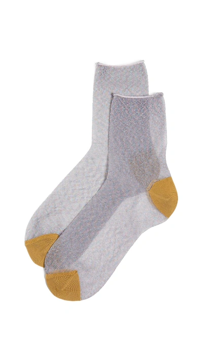 Shop Hysteria Emma Ankle Socks In Clear
