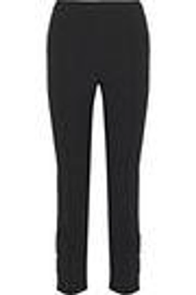 Shop By Malene Birger Woman Pernilo Cropped Crepe Straight-leg Pants Black
