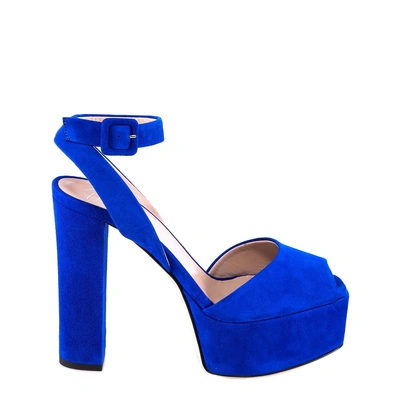 Shop Giuseppe Zanotti Design High Heel Sandals In Blue