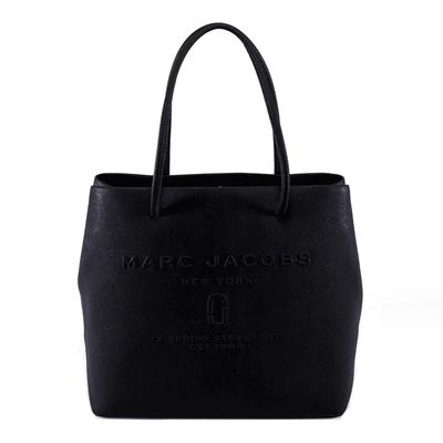 Shop Marc Jacobs East West Logo Shopper In Black