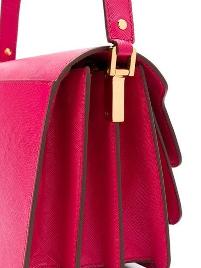 Shop Marni Accordion Shoulder Bag In Pink