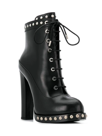 Shop Alexander Mcqueen Studded Ankle Boots