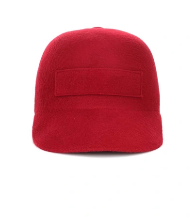 Shop Gabriela Hearst Cashmere Cap In Red